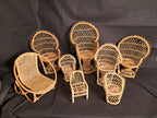 Peacock Chairs in Rattan