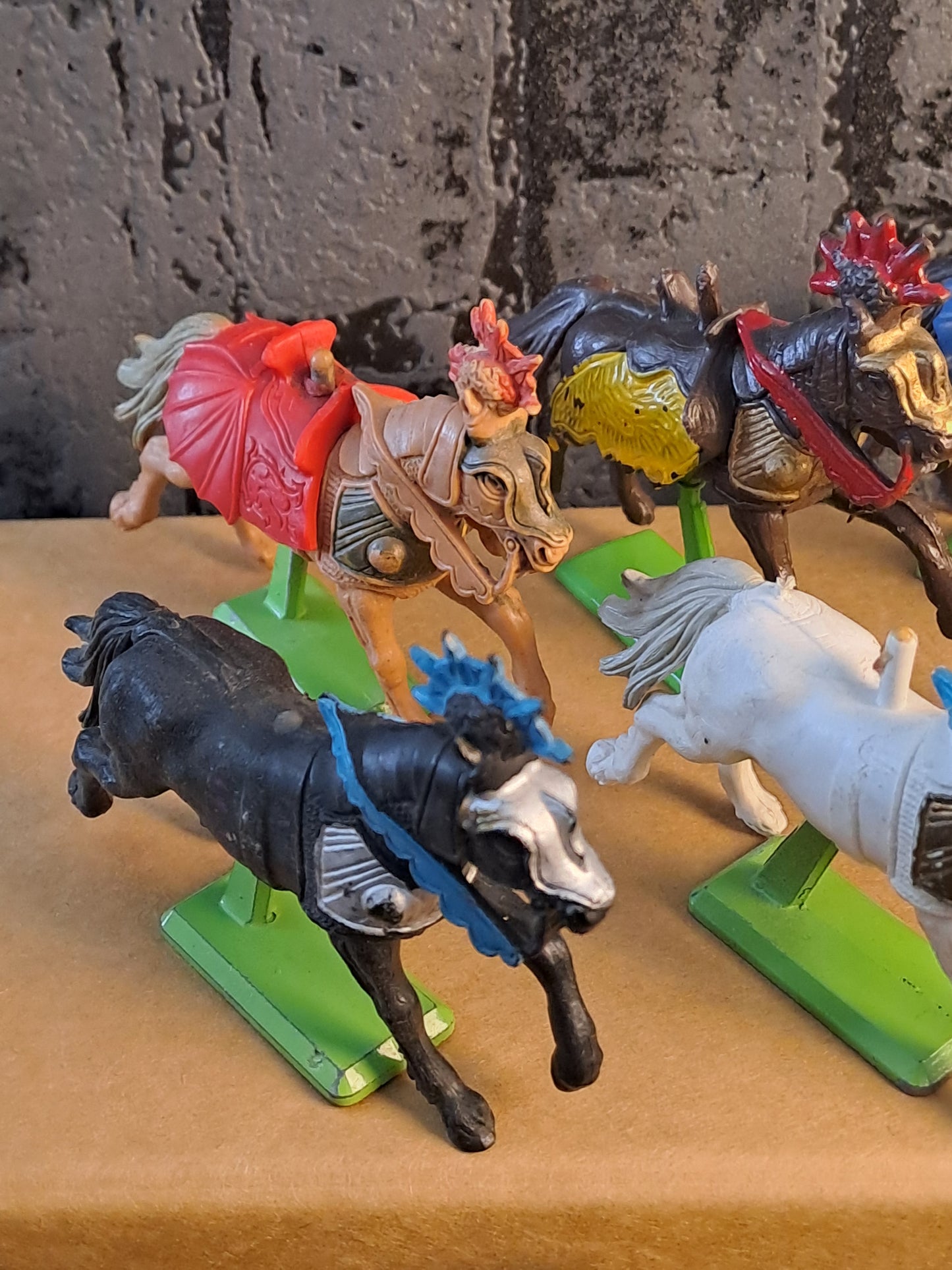 Britains Deetail Knight War Horses x11 / Britains Deetail Ridder Krigsheste x11