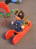 Vintage Wooden Christmas Ornament