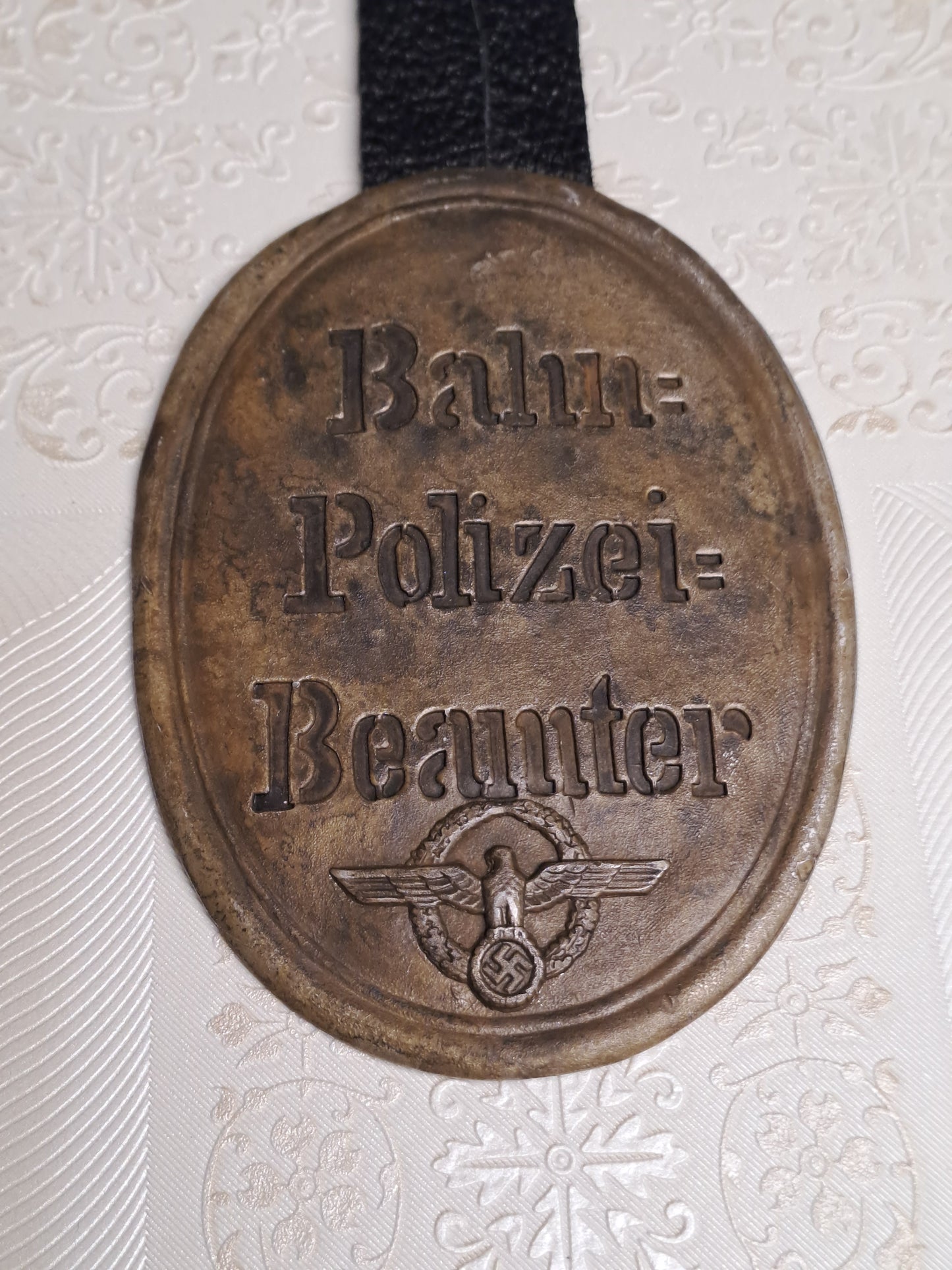 WW2 Bahn Polizei Beamter Sign