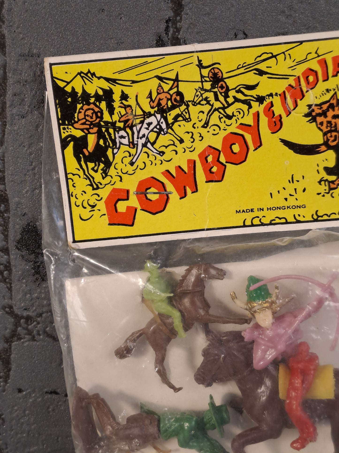 Cowboy and Indian Vintage Swoppets 1970's