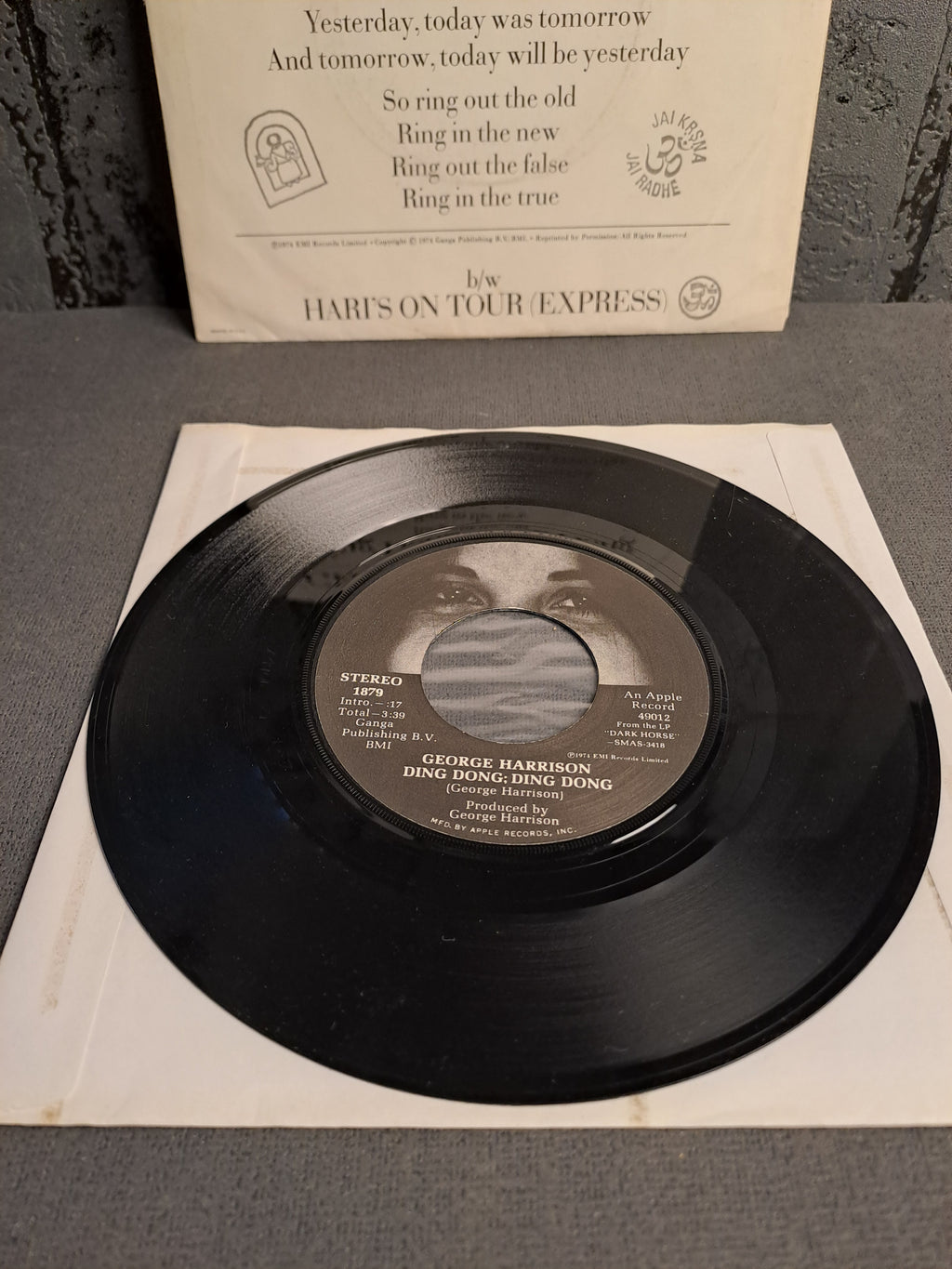 George Harrison Ding Dong; Ding Dong Single 1974