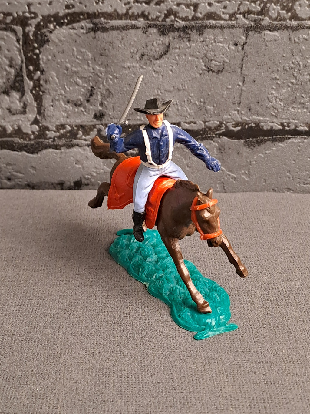 Timpo Toys U.S. Cavalry Soldier on Horse