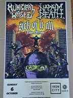 Municipal Waste Concert Poster