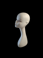 Vintage Mannequin Head 1960's / Vintage Mannequin Hoved 1960'erne