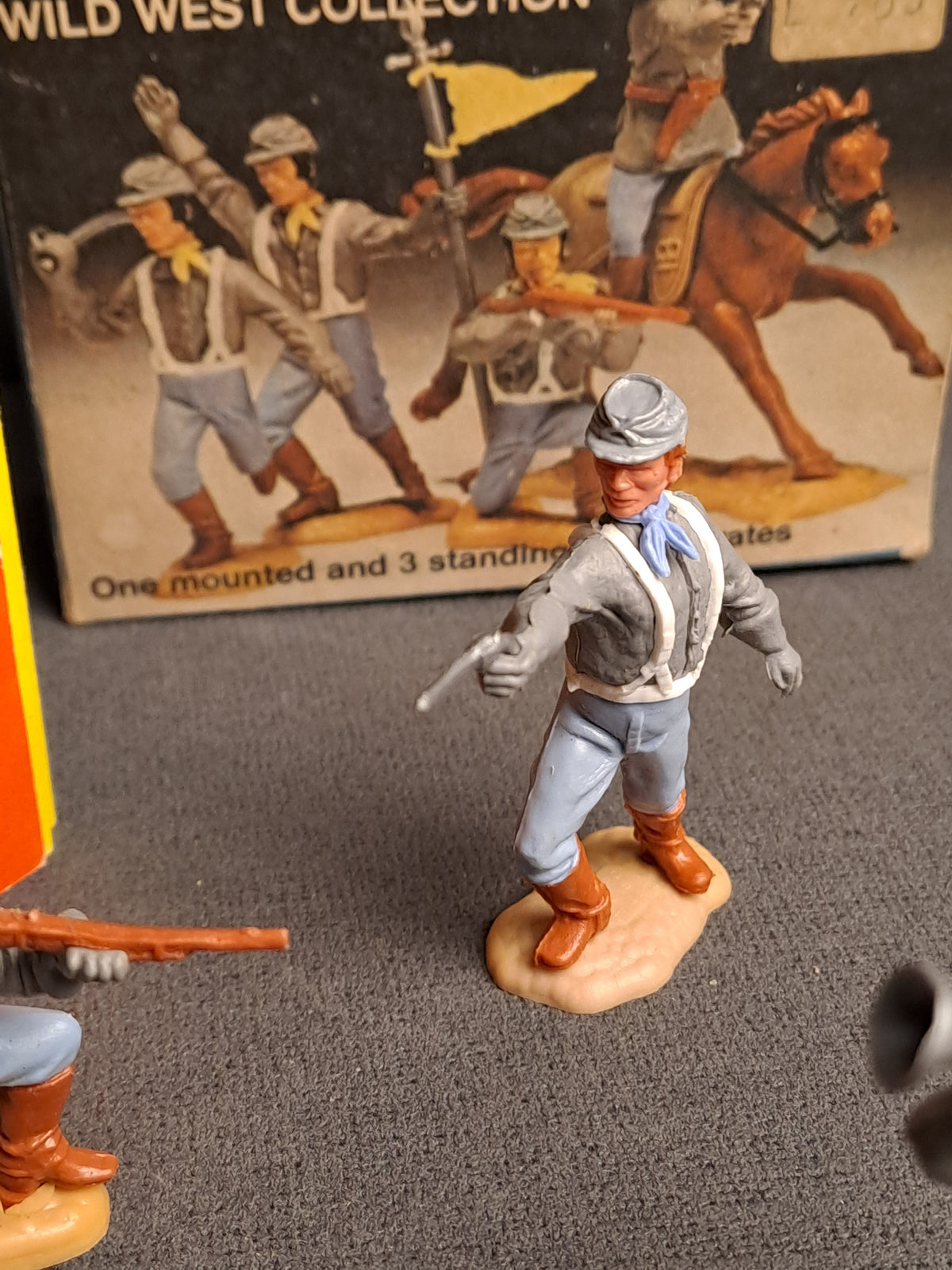 Timpo Toys Confederate Soldiers in Box