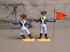 Timpo Toys Civil War Soldiers with Tent / Timpo Toys Borgerkrigs soldater med Telt