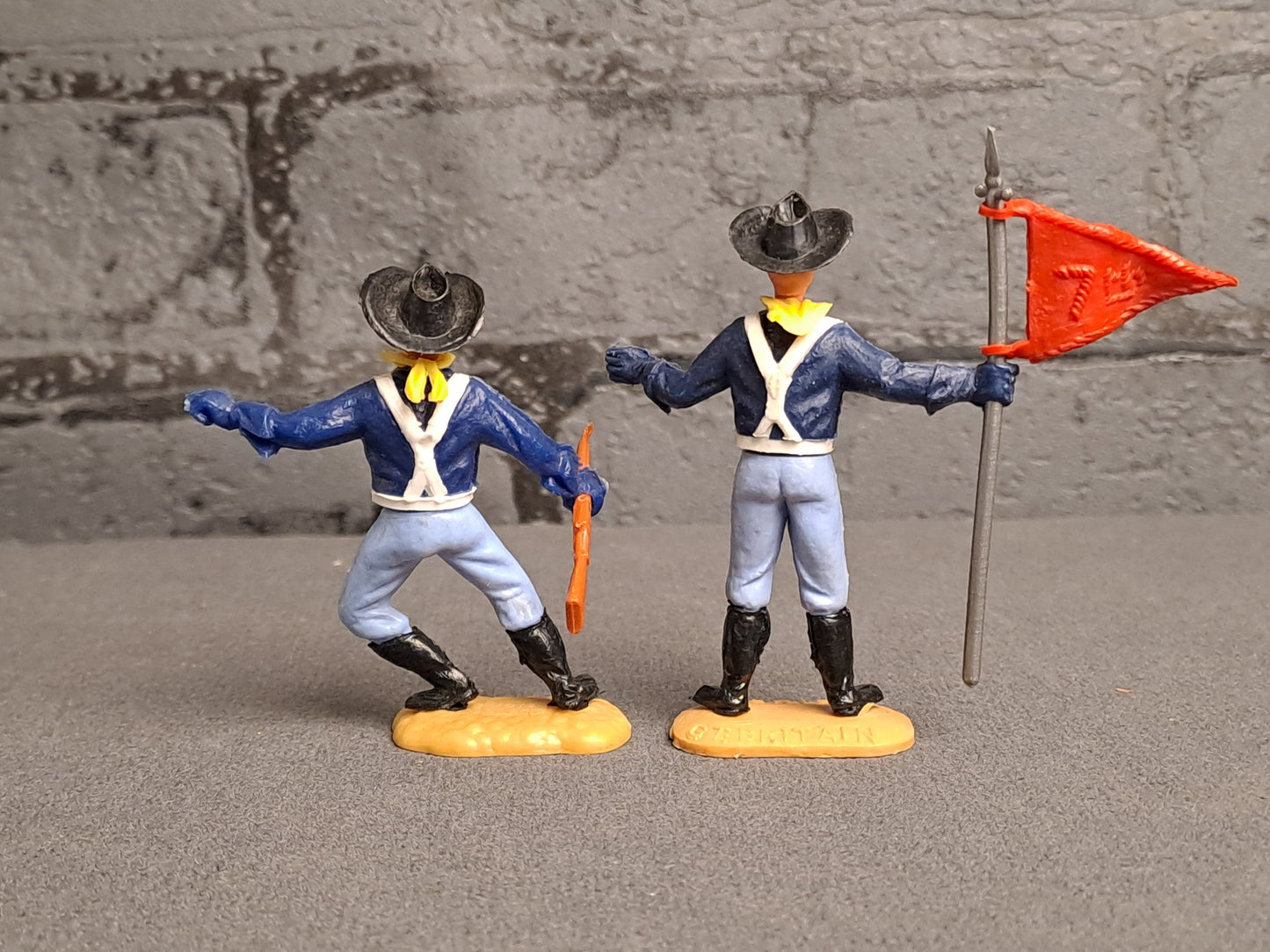 Timpo Toys Civil War Soldiers with Tent / Timpo Toys Borgerkrigs soldater med Telt