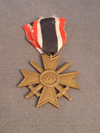 WW2 Kriegsverdienstkreuz 2. Klasse mit Schwertern / WW2 Krigsfortjenestesmedalje 2. Klasse med Sværd