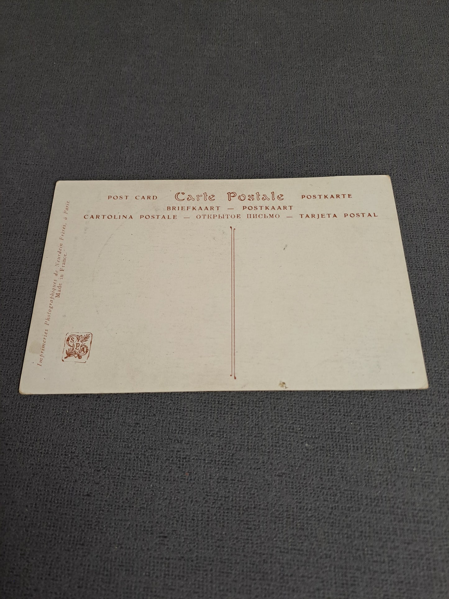 Antique French Postcard by Hippolyte Lucas 1910-1920/ Antik Fransk Postkort af Hippolyte Lucas 1910-1920