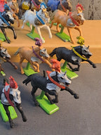 Britains Deetail Knight War Horses x11