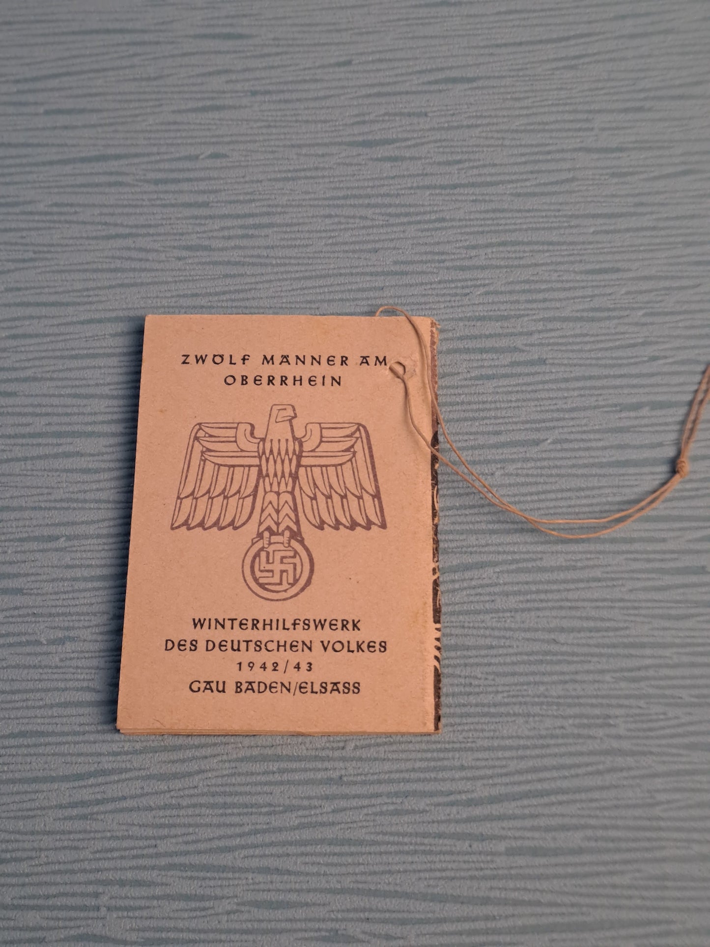 WHW Zwolf Manner am Oberhein Booklet