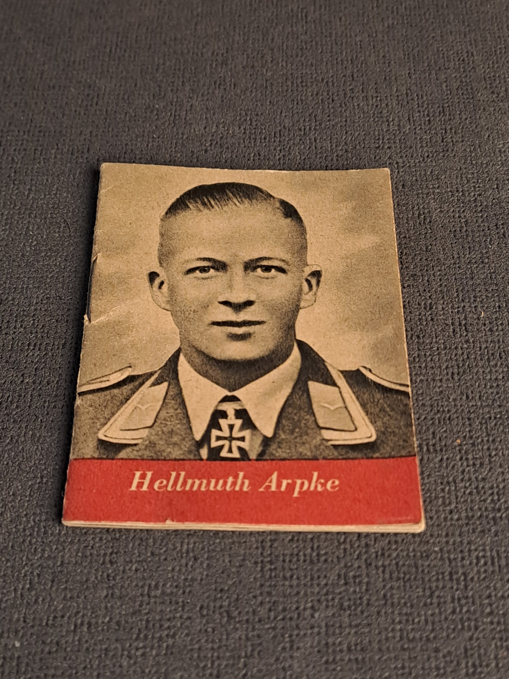 WHW Knight Cross Mini Booklet Hellmuth Arpke / WHW Ridderkors Hellmuth Arpke