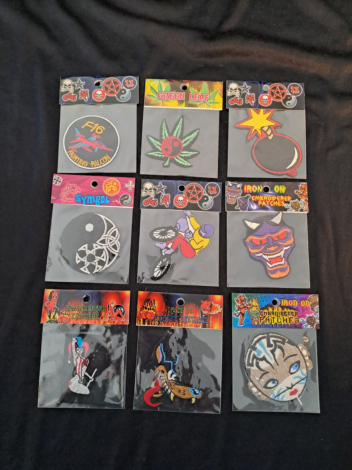 Vintage Patch x9 / Vintage Strygemærker x9