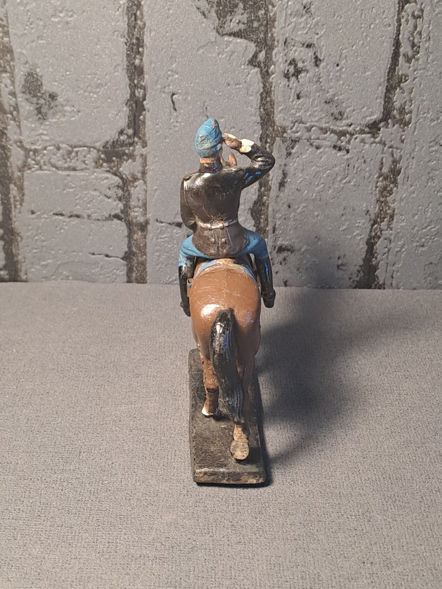 Lineol The Danish King Christian 10. on Horse / Lineol Chr. X på Hest