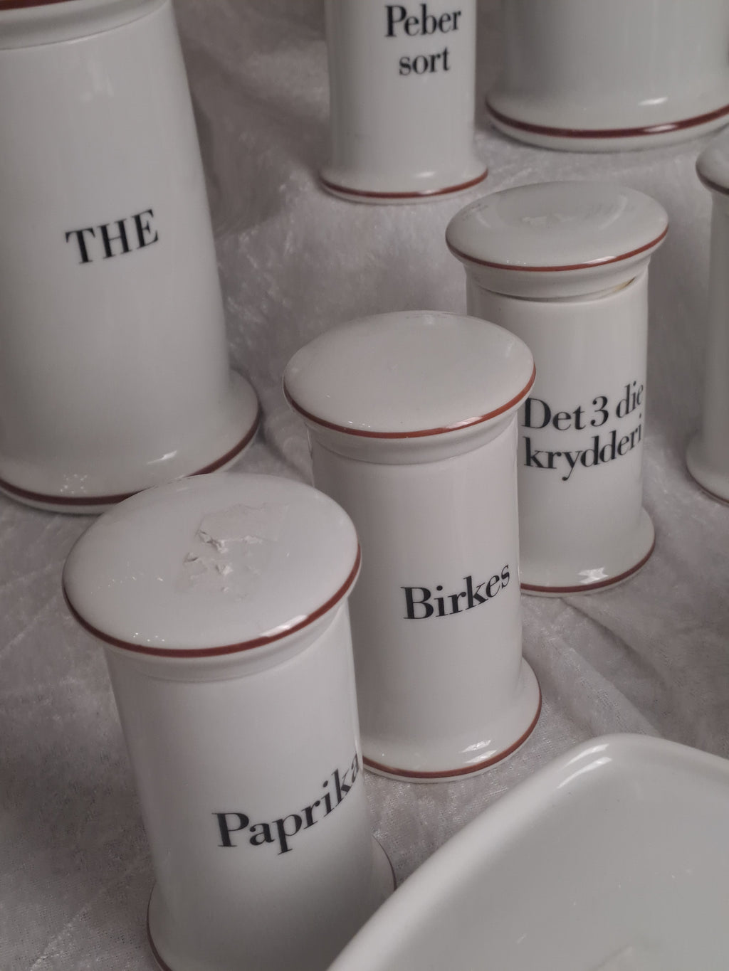 Bing & Grøndahl Spice Jars