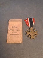 WW2 Kriegsverdienstkreuz 2. Klasse mit Schwertern / WW2 Krigsfortjenestesmedalje 2. Klasse med Sværd
