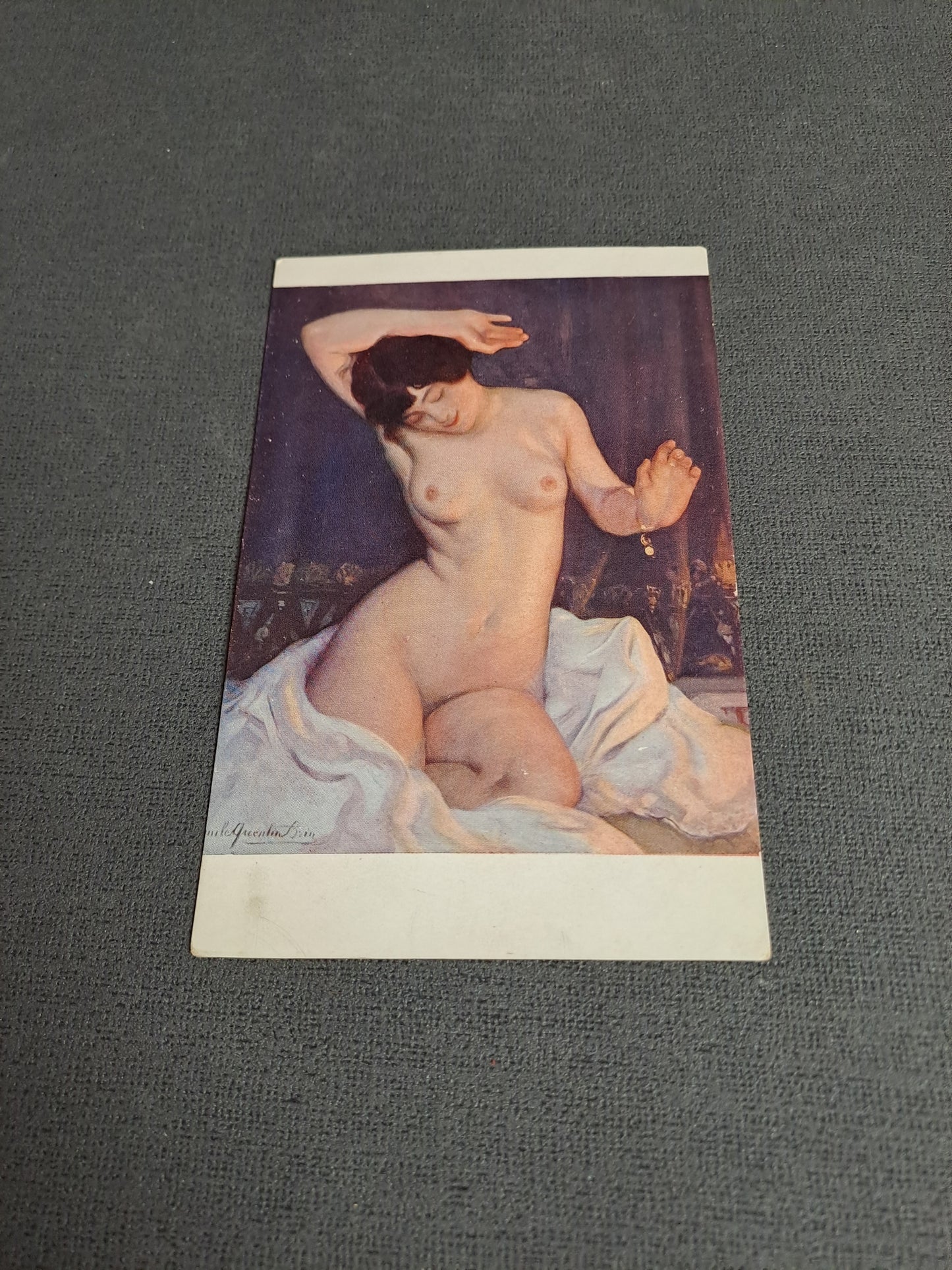 Antique French Postcard by Emile Quentin-Brin