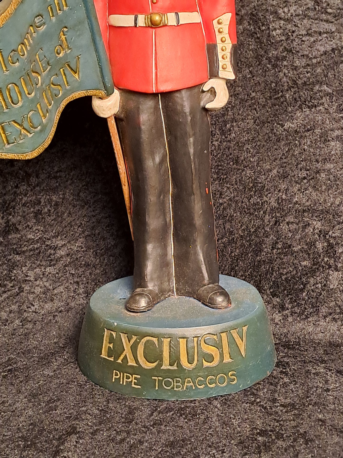 Advertising Figure Exclusiv Pipe Tobaccos 1970's / Reklamefigur Exclusiv Pibetobak
