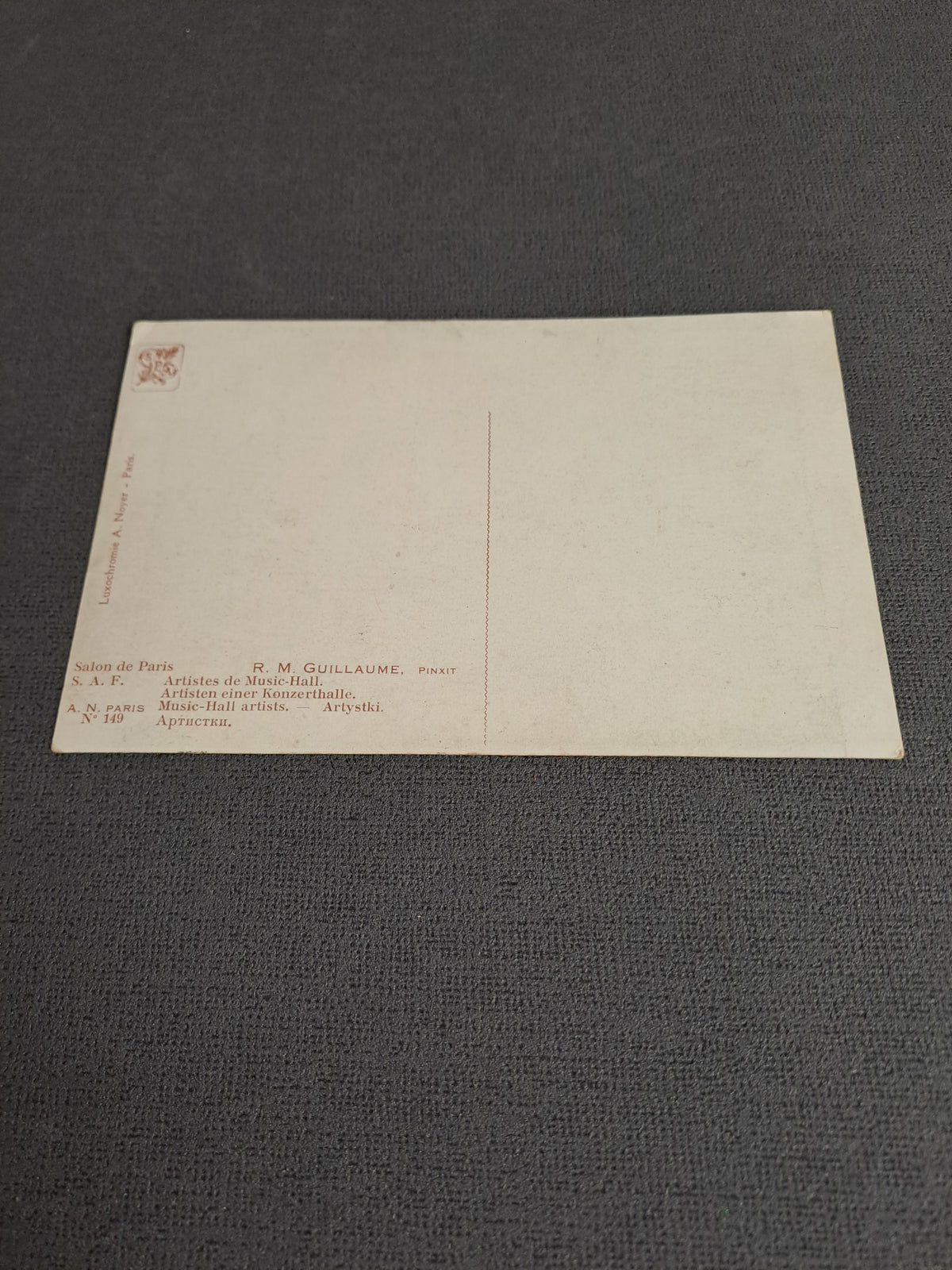 Antique French Postcard by Rose-Marie Guillaume 1910 / Antik Fransk Postkort af Rose-Marie Guillaume 1910