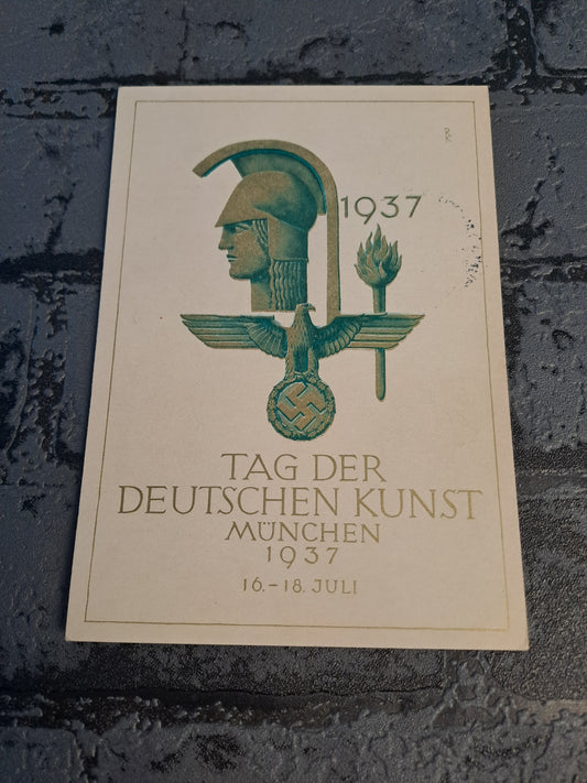 WW2 Postcard Tag Der Deutschen Kunst München