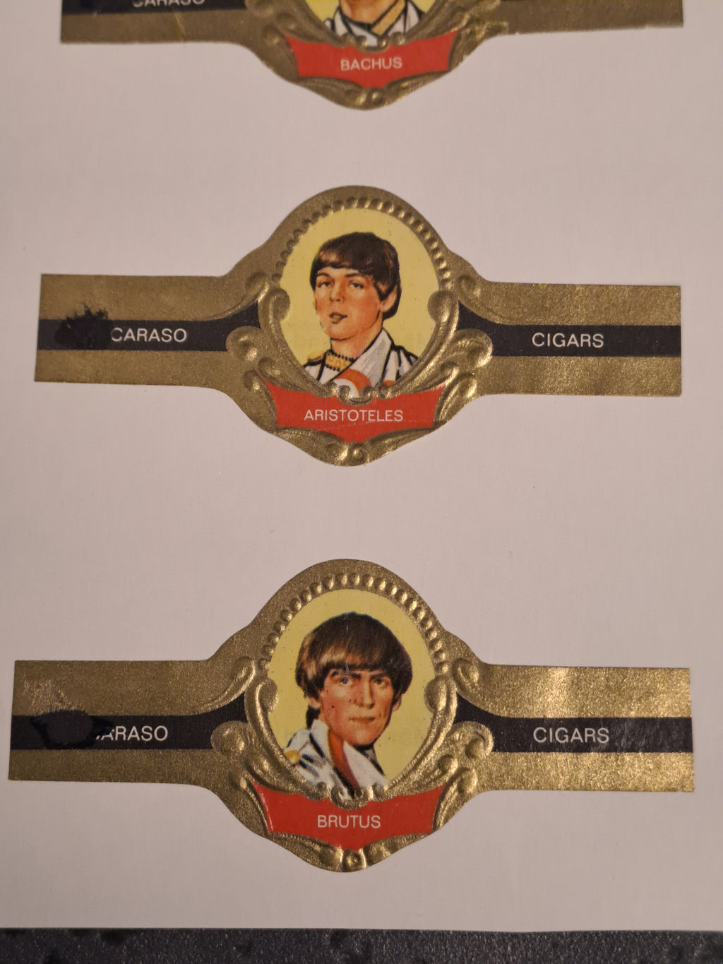 The Beatles Cigar Wrappers 1964