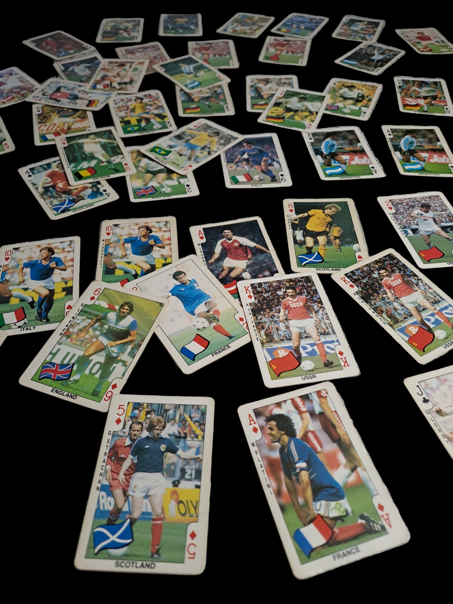 Dandy Football Playing Cards 1986 Mixed / Dandy Fodbold Spillekort 1986 Blandet