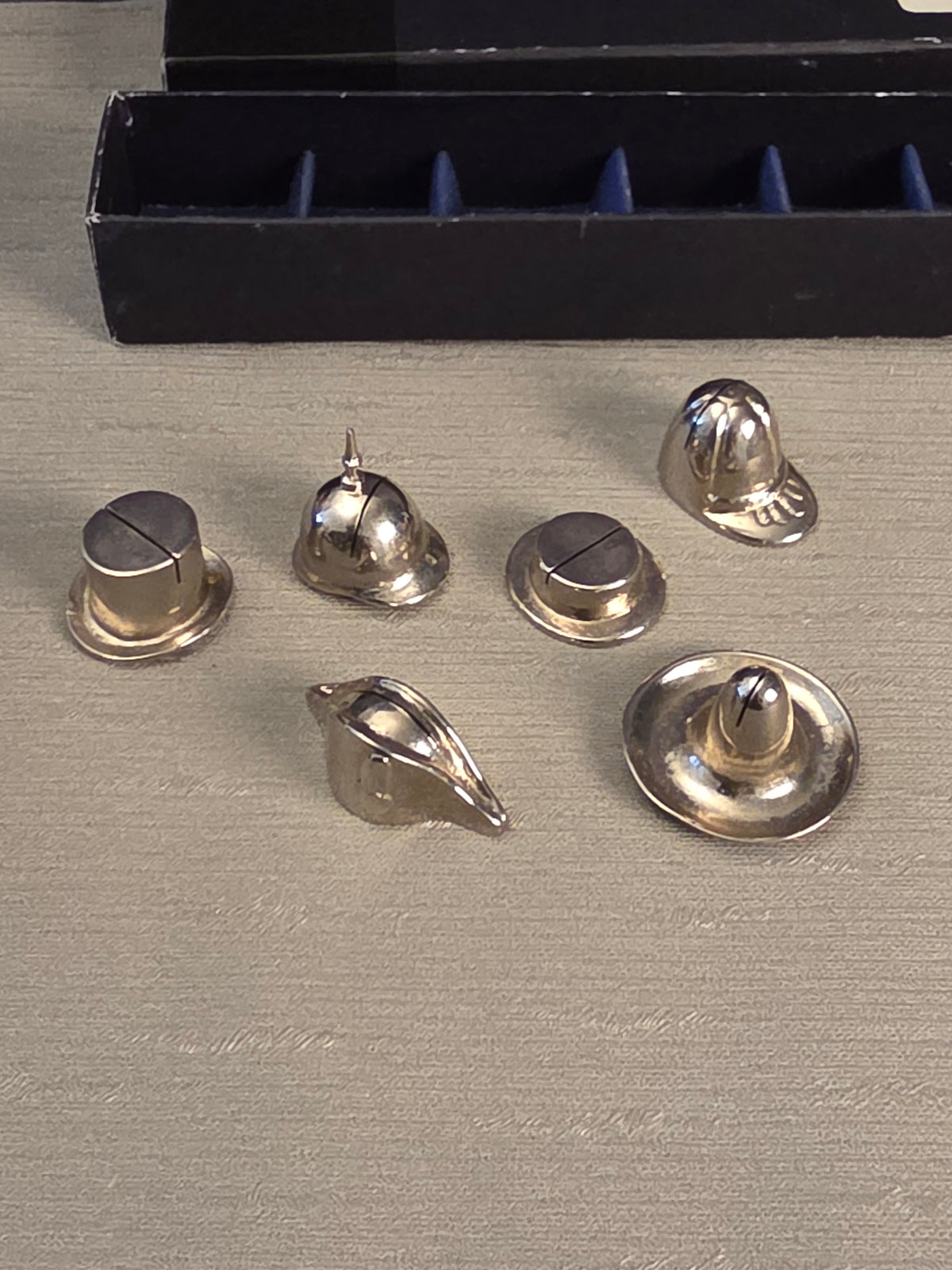 Vintage Silver-Plated Place Card Holders