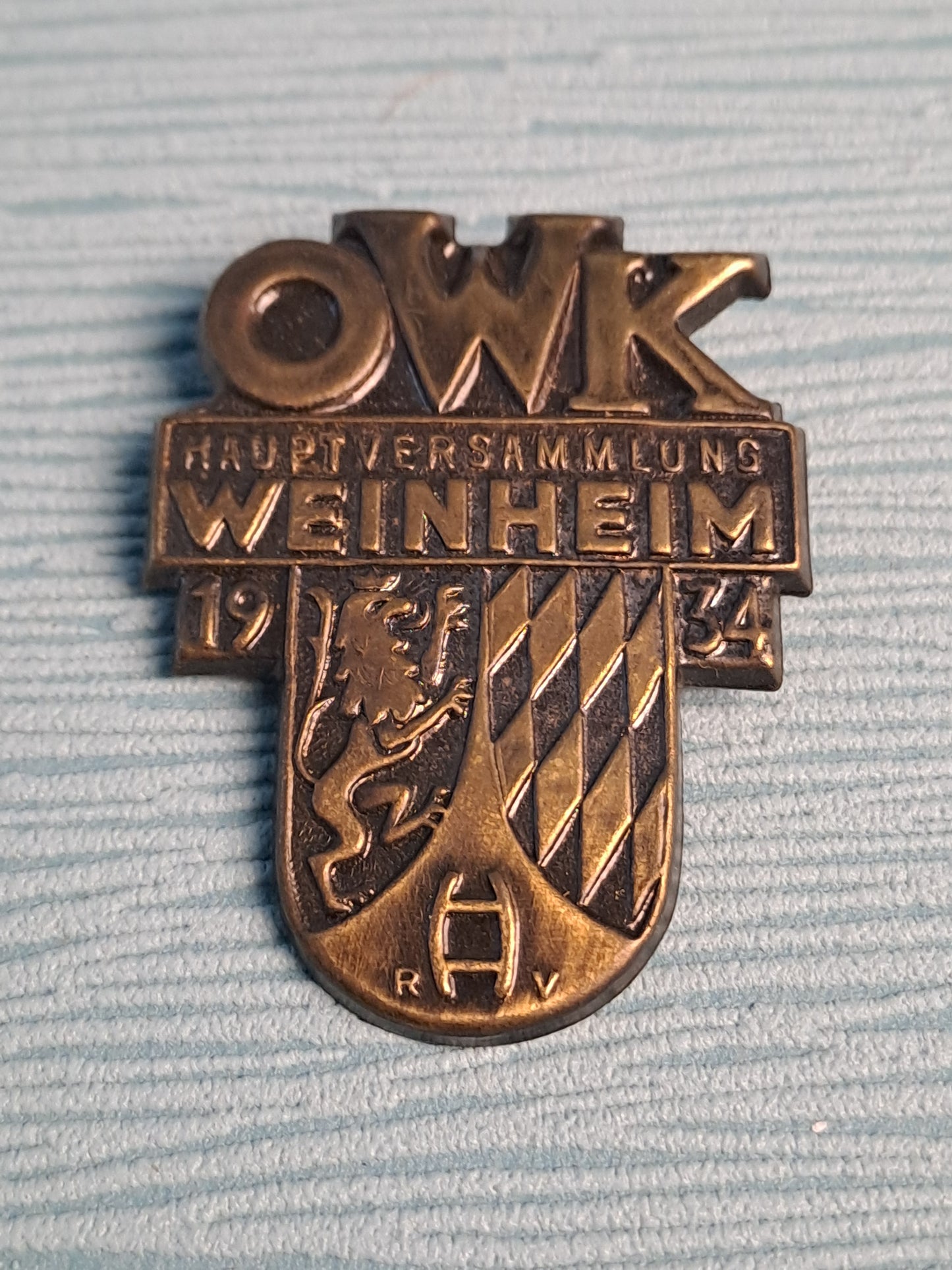 WW2 OWK Odenwald Hauptversammlung Weinheim 1934