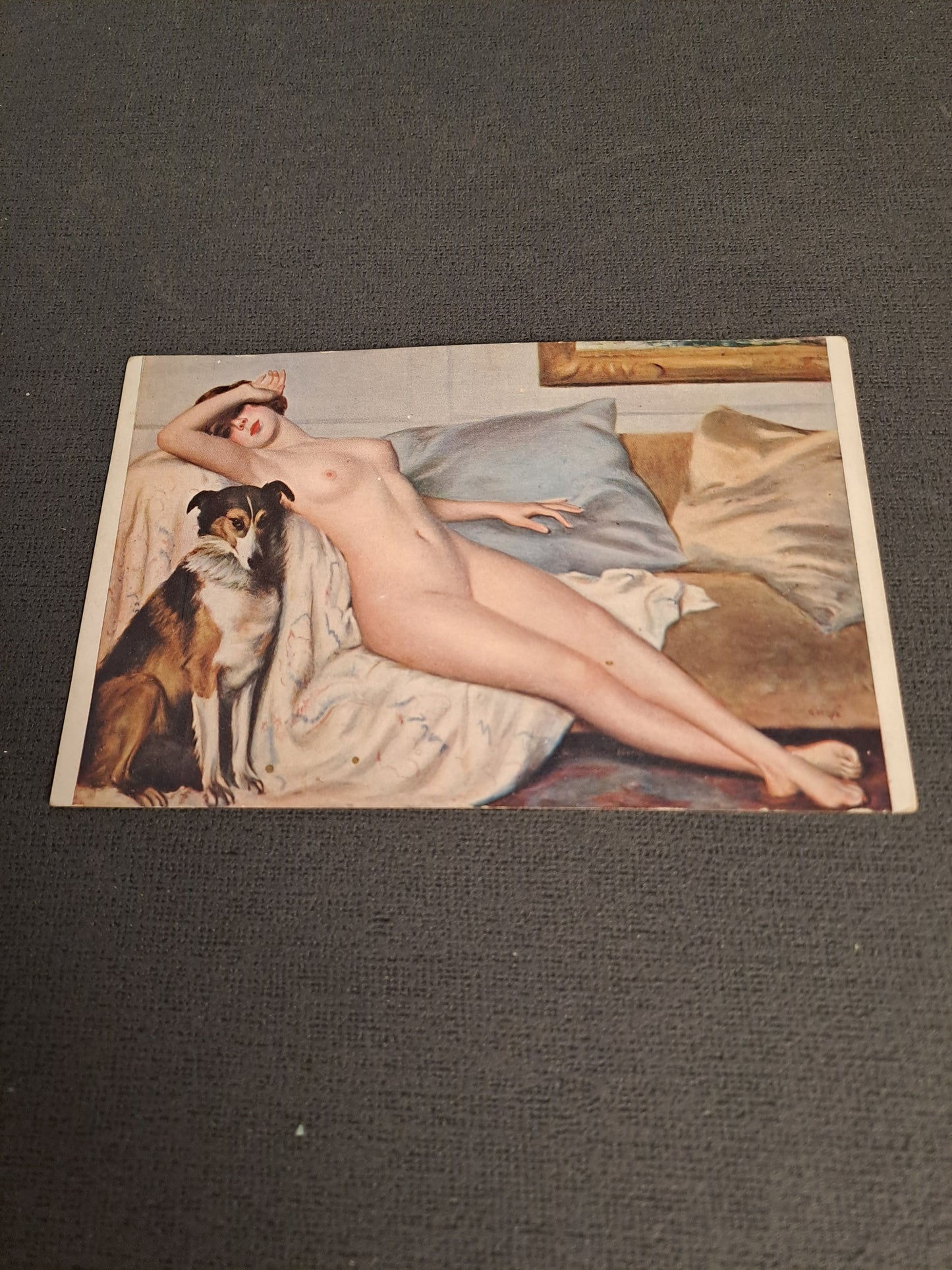 Antique French Postcard 1910-1920 / Antik Fransk Postkort 1910-1920