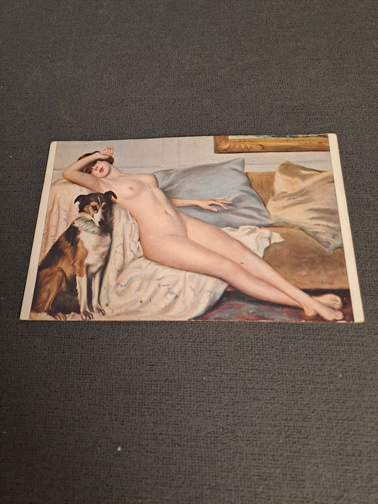 Antique French Postcard 1910-1920 / Antik Fransk Postkort 1910-1920