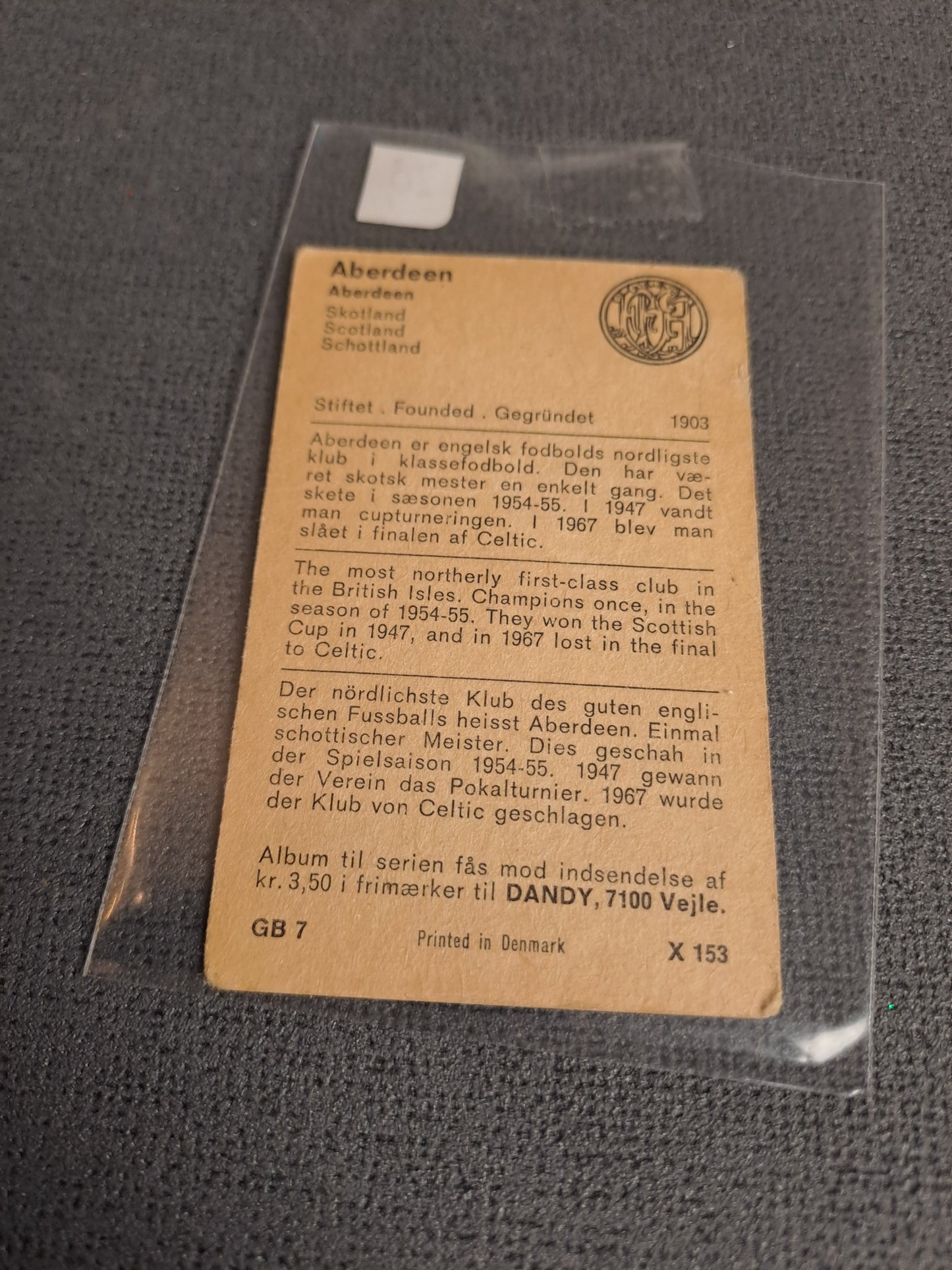 Dandy Gum 1970-No153