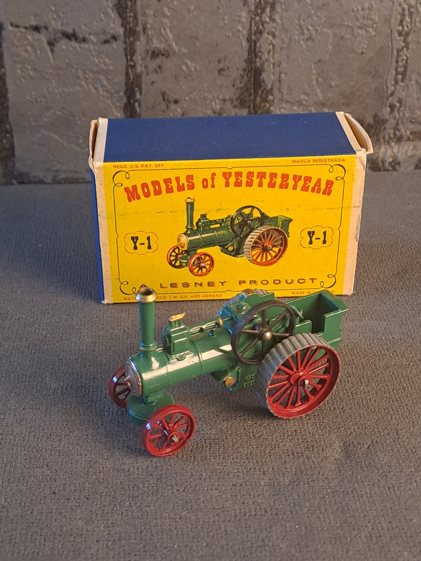 Lesney Models of Yesteryear Alchin Traction Engine