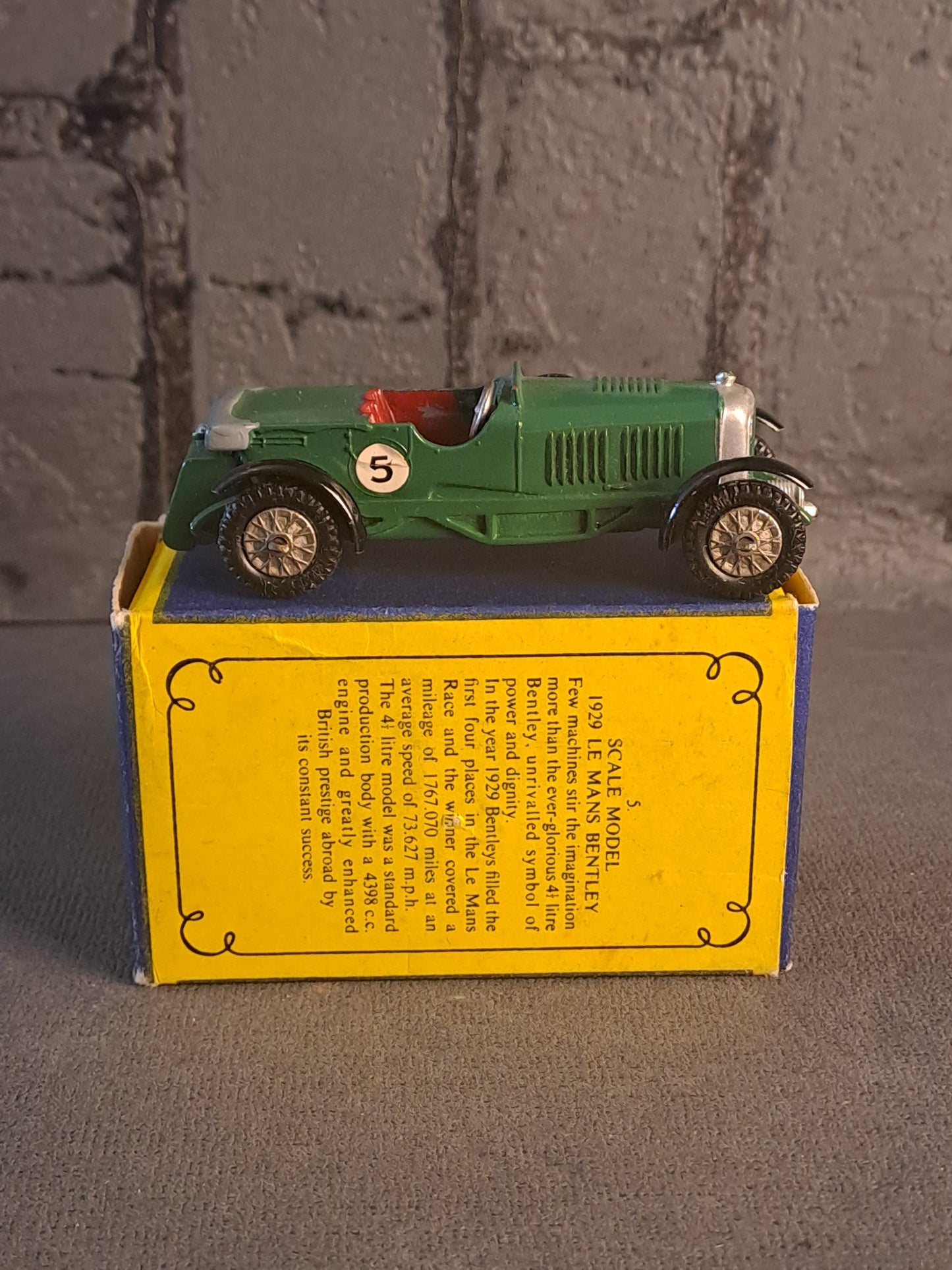 Lesney Models of Yesteryear Bentley 1929