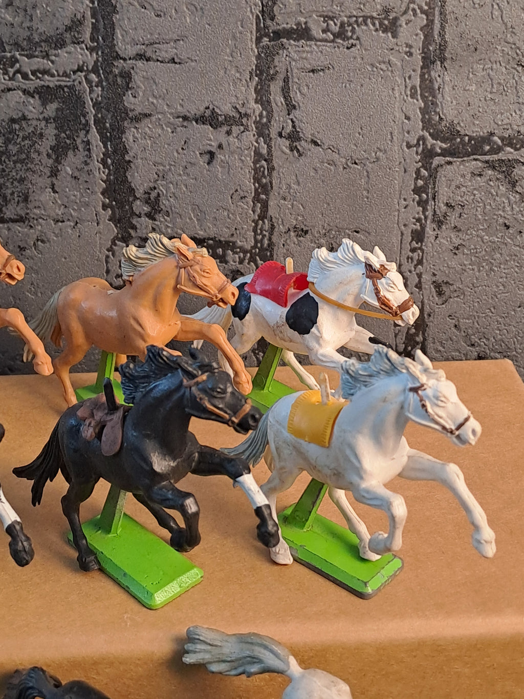 Britains Deetail Wild West Horses x18 / Britains Deetail Vilde Vesten Heste x18