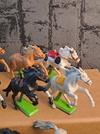 Britains Deetail Wild West Horses x18 / Britains Deetail Vilde Vesten Heste x18