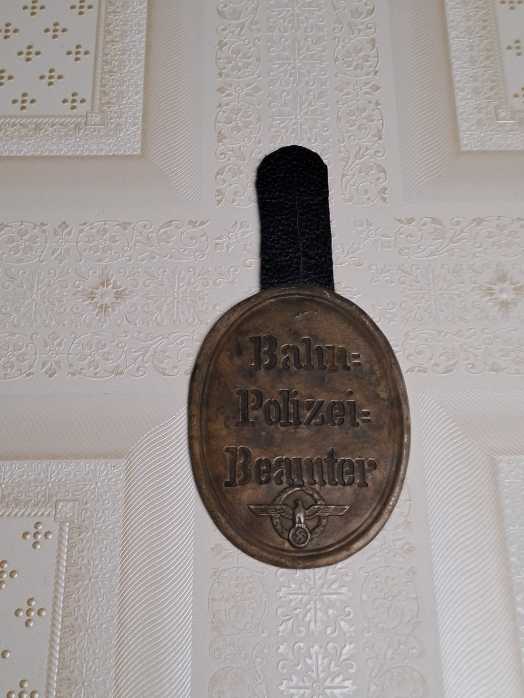 WW2 Railway Police Official Sign