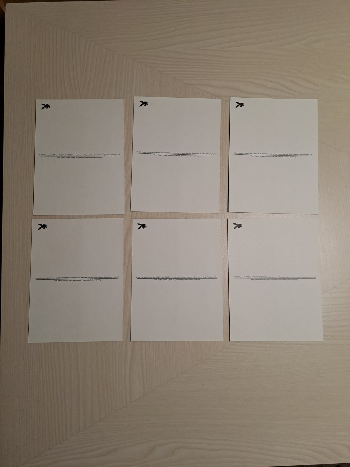 Playboy Magazine Postcards / Playboy Magasin Postkort