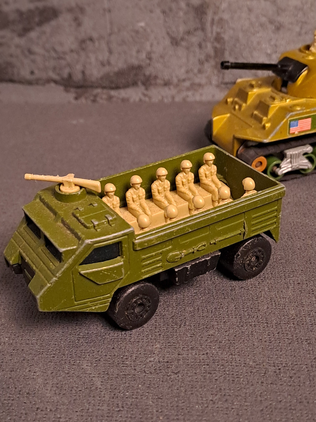 Matchbox Military Tank and Personnel Carrier