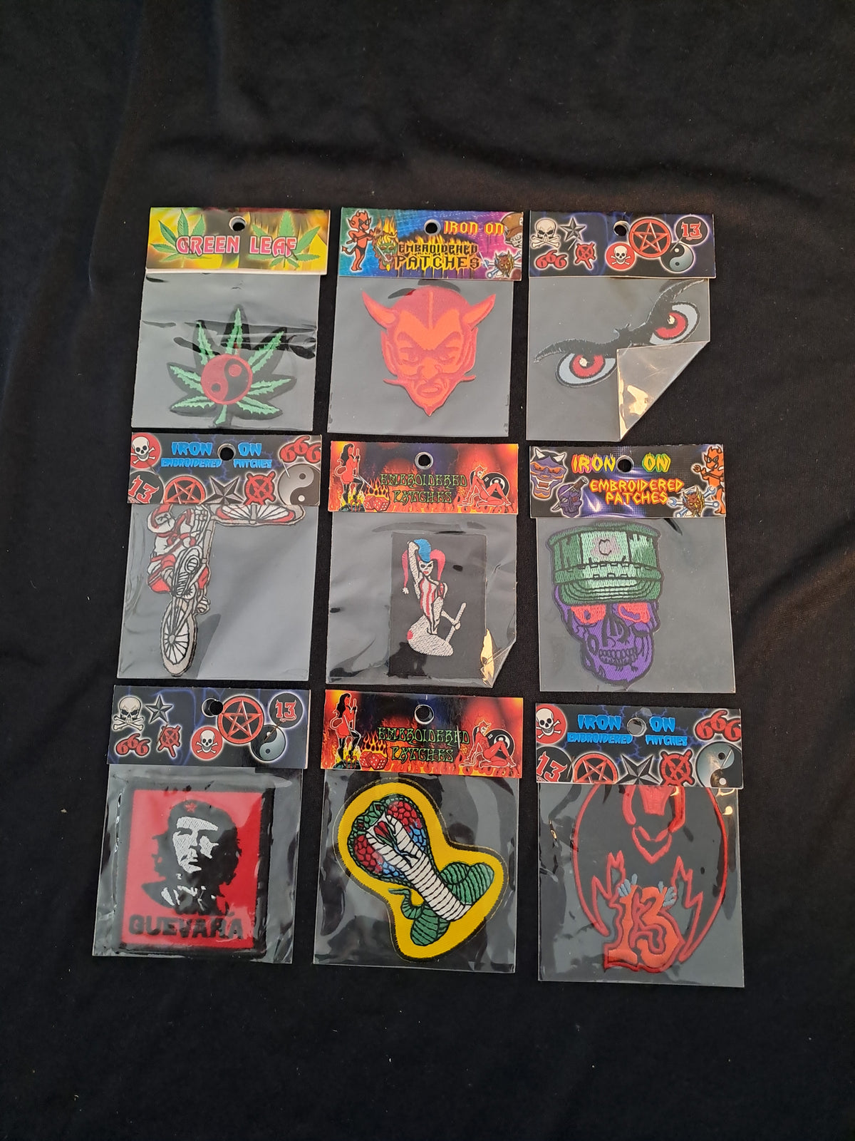 Vintage Patch x9 / Vintage Strygemærker x9