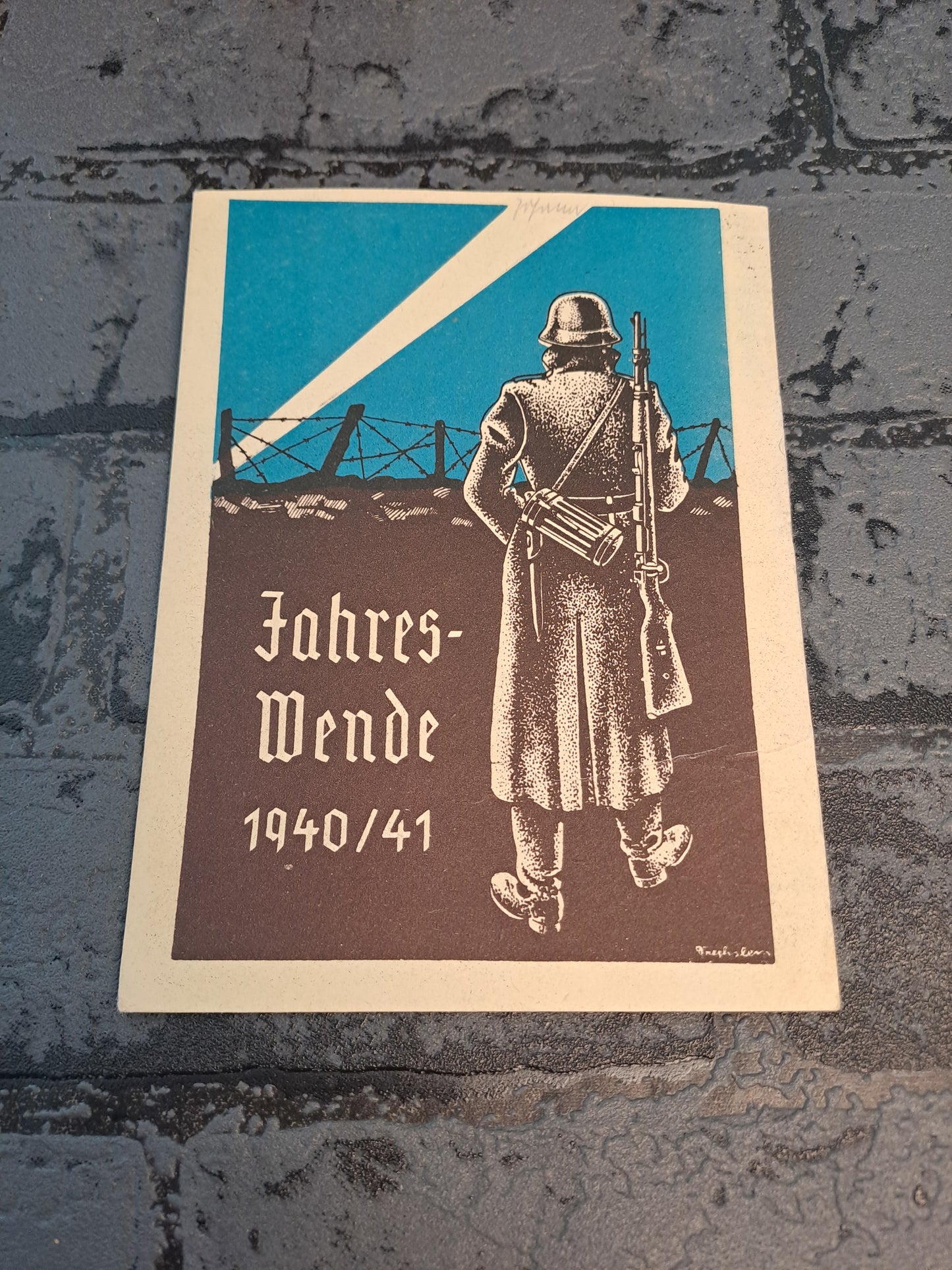WW2 Postcard Jahres Ende 1940/41