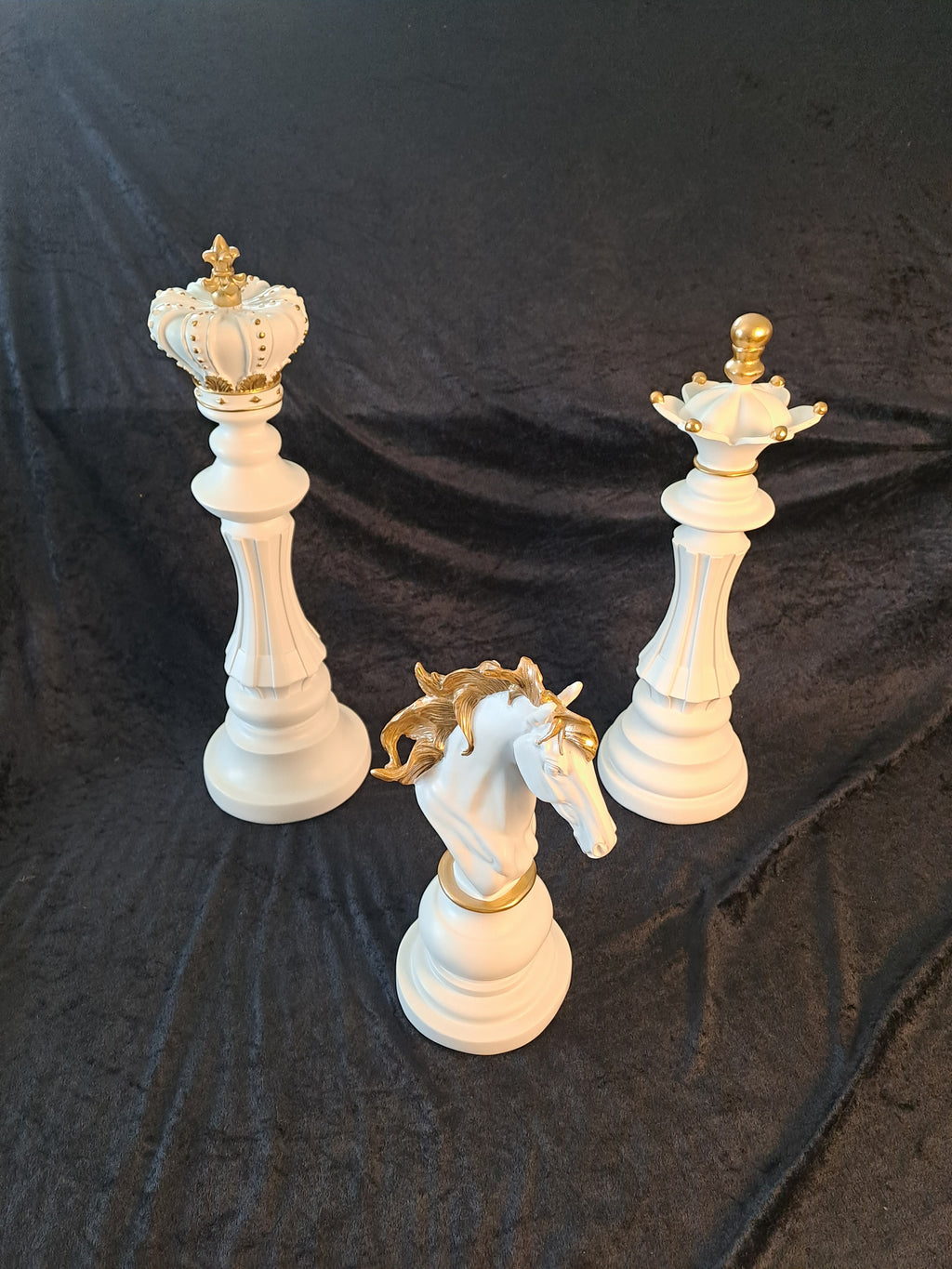 Large Chess Bricks Deco / Store Skakbrikker Deco