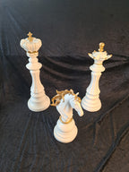 Large Chess Bricks Deco / Store Skakbrikker Deco
