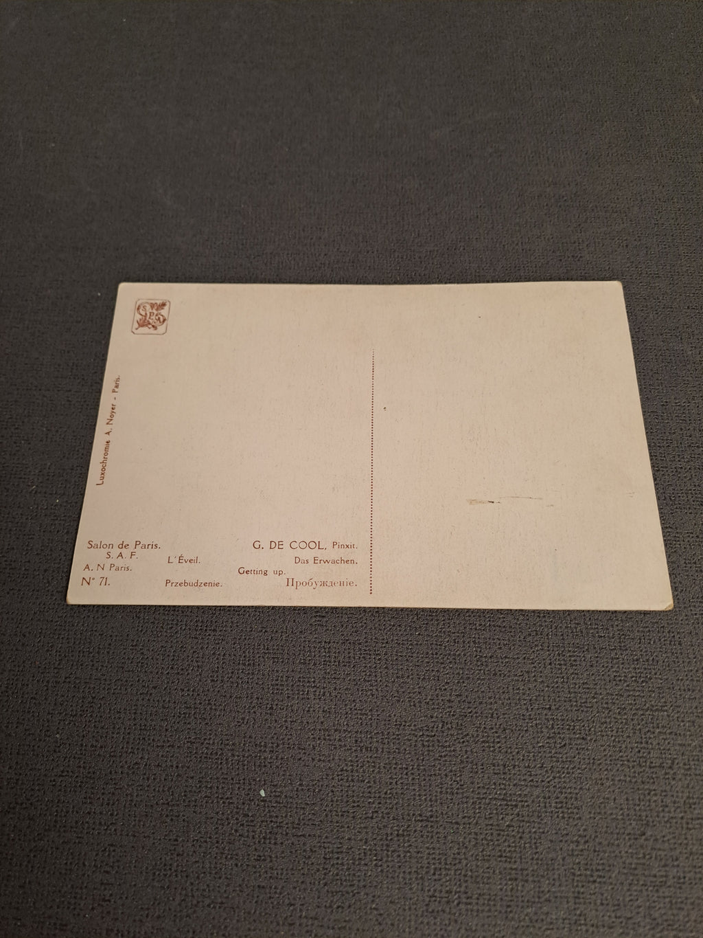 Antique French Postcard 1910-1920