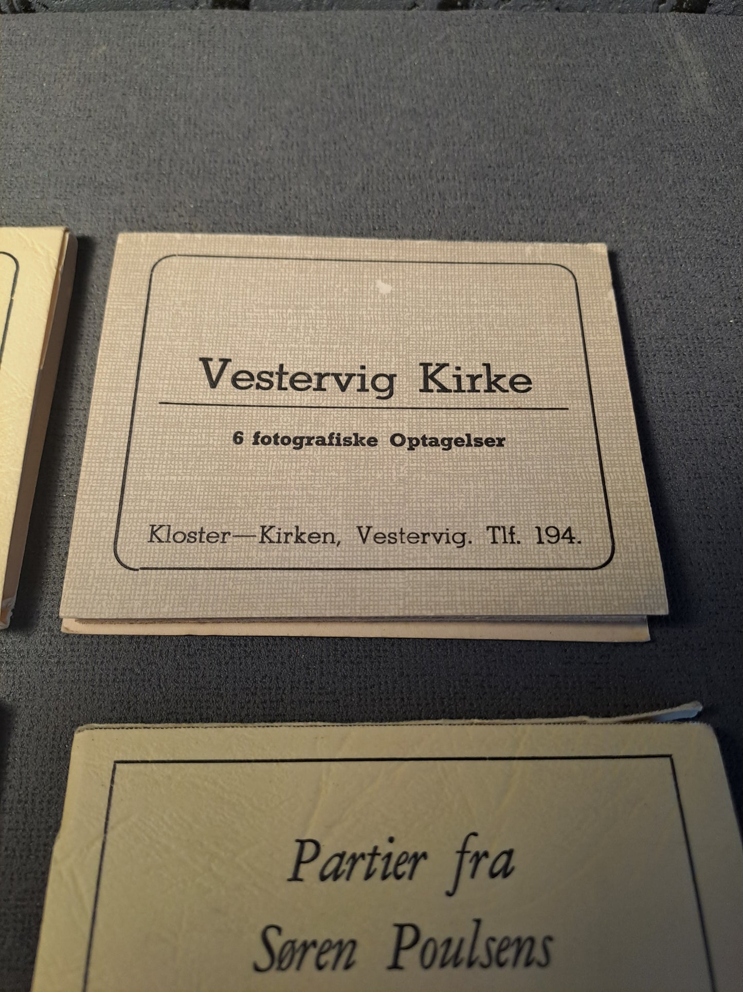 Vintage Fotohæfter fra Danske Lokaliteter