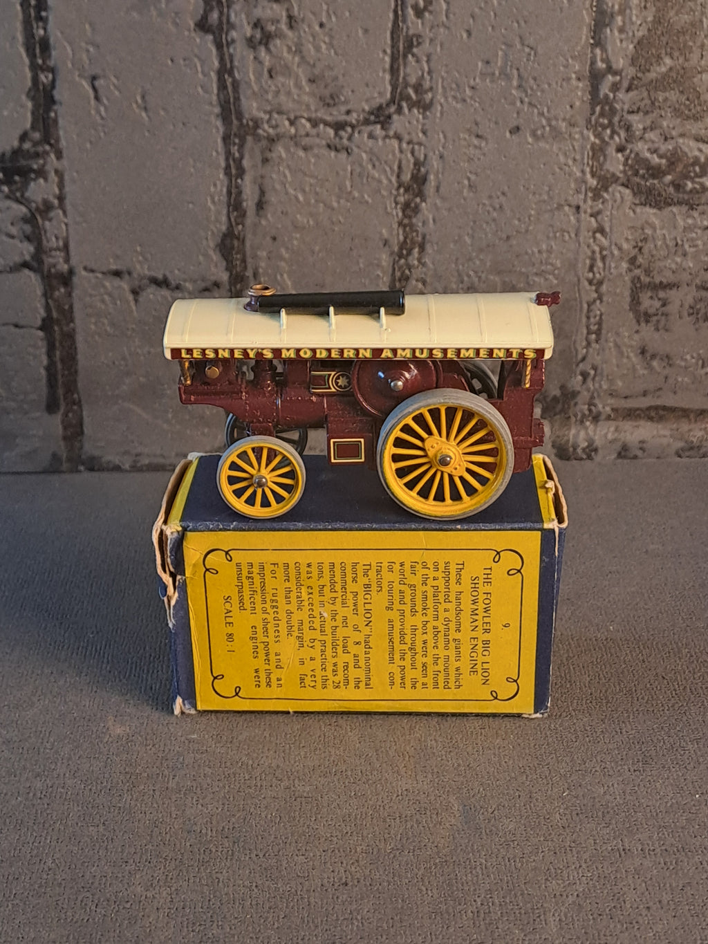 Lesney Models of Yesteryear The Fowler Big Lion Showman's Engine