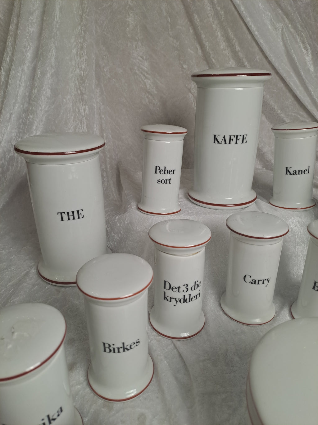 Bing & Grøndahl Spice Jars