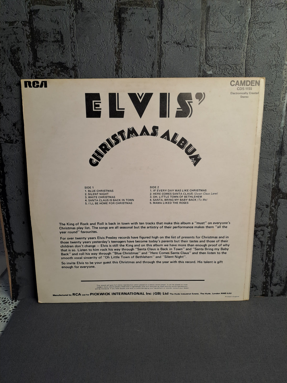Elvis Presley Christmas Album 1970