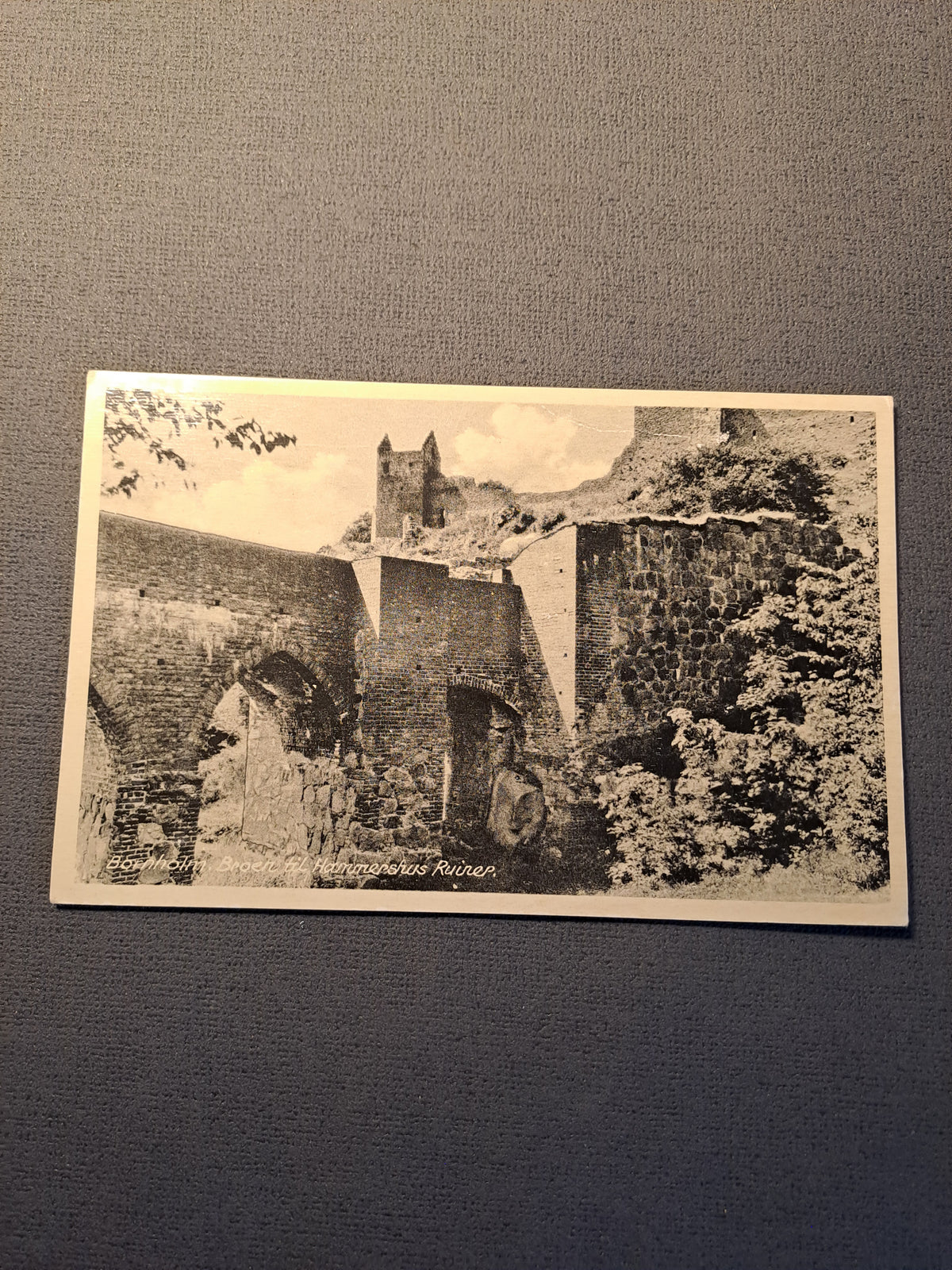 Bornholm Bridge to Hammershus Ruins 1950s