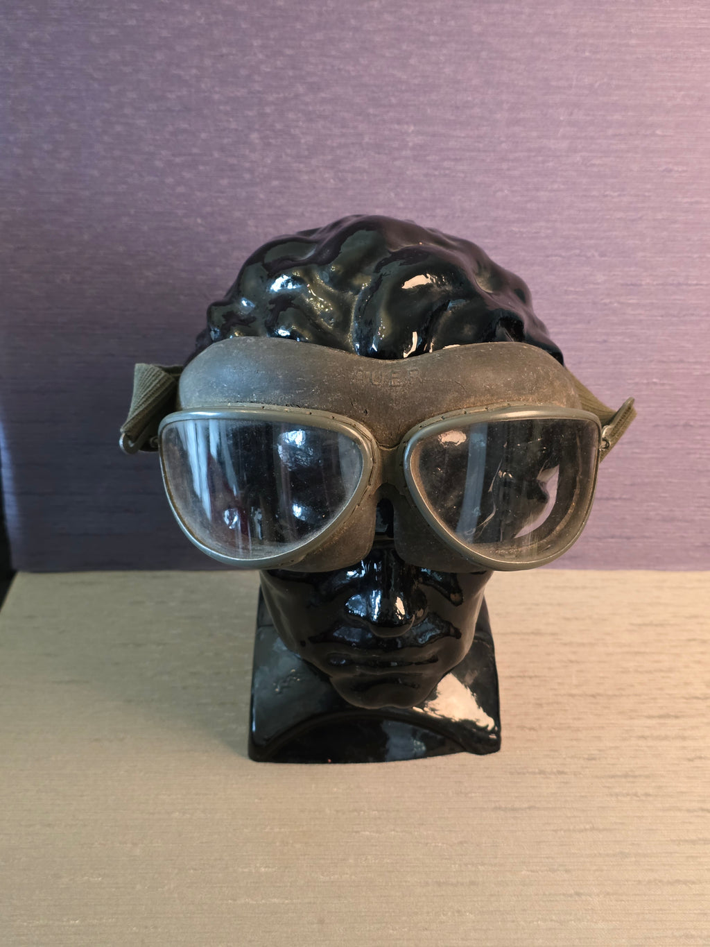 WW2 Auer Windschutzbrille Model 295 Complete